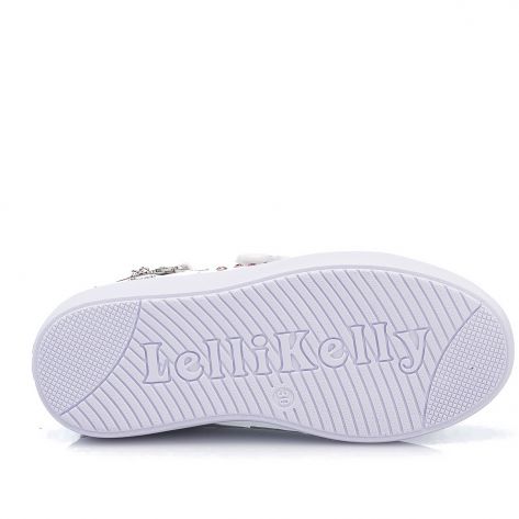 ss 23 lelli kelly lk3410 bianco rosa gioiello white girl sneakers 5