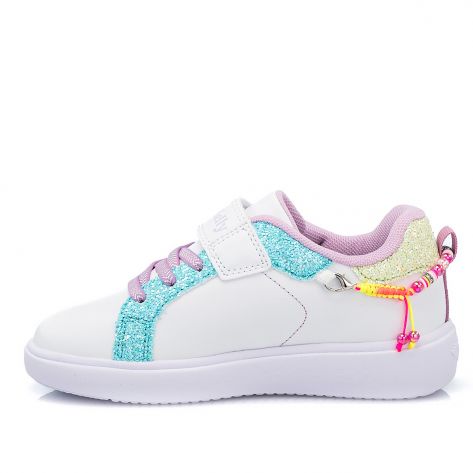 ss 23 lelli kelly lk3410 multi gioiello white girl sneakers 4